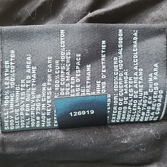MK 100% Leather motto jacket L - Picture 13 of 13